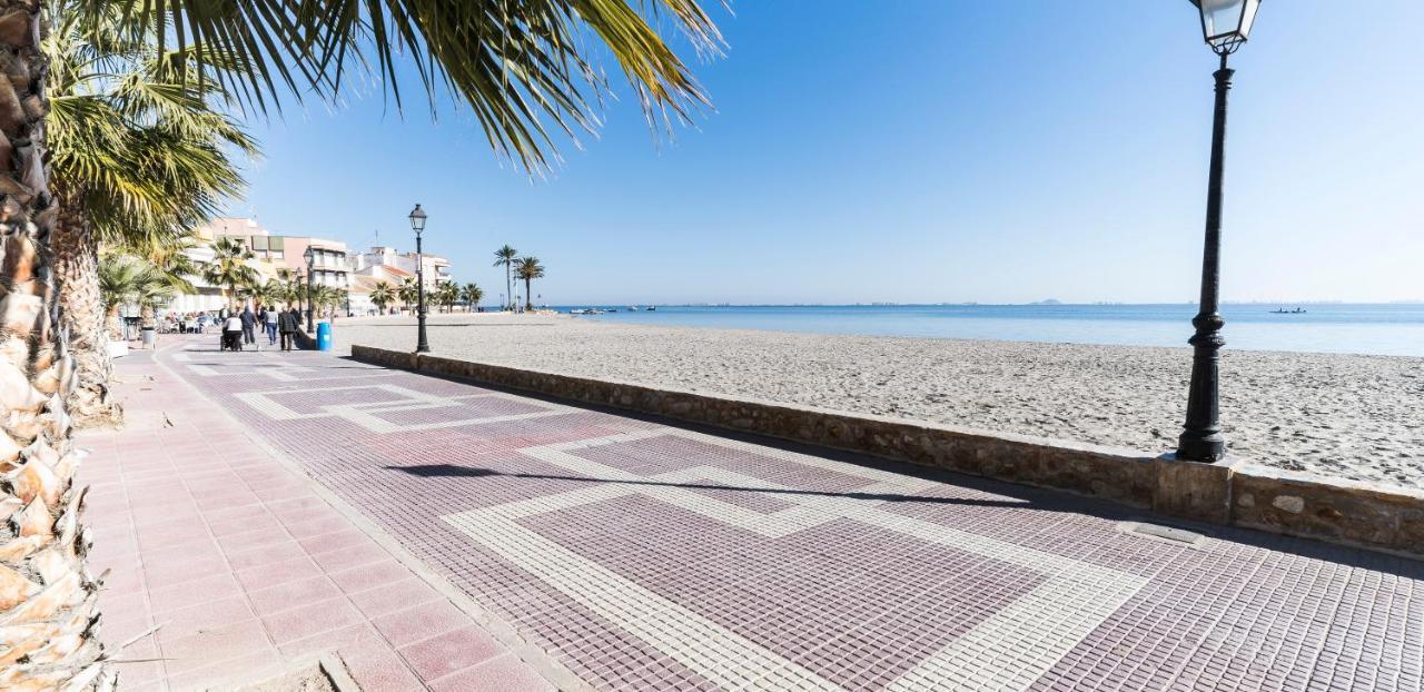Apartamento Las Palmeras - Con Terraza, Barbacoa, Aire Acondicionado Y A 250M De La Playa! Los Alcázares Esterno foto