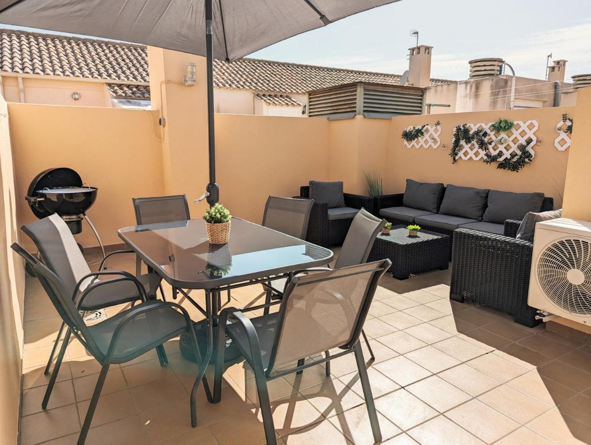 Apartamento Las Palmeras - Con Terraza, Barbacoa, Aire Acondicionado Y A 250M De La Playa! Los Alcázares Esterno foto